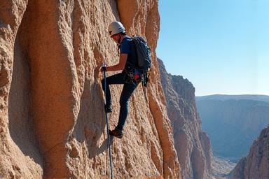 Escalada deportiva en El Chorro Andalucía