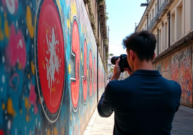 Fotografía de arte callejero en Madrid