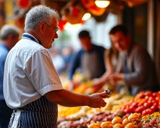 Tour gastronómico con chef local en mercado